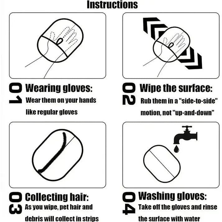 StationPets™ Premium Pet Hair Removal Glove